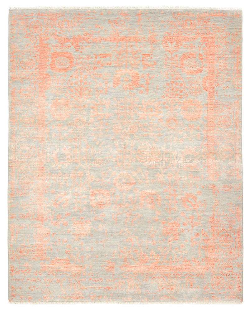Designer Teppich - 189 x 152 cm - grau