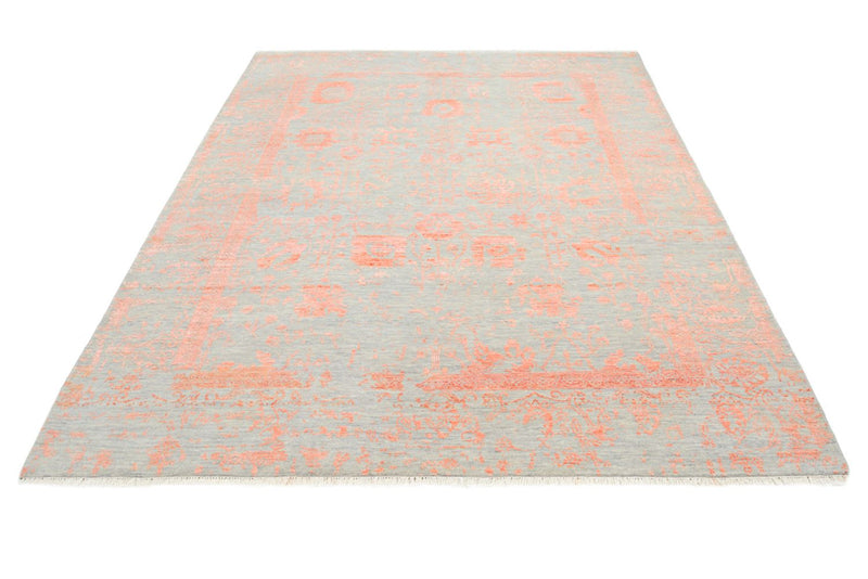 Designer Teppich - 189 x 152 cm - grau
