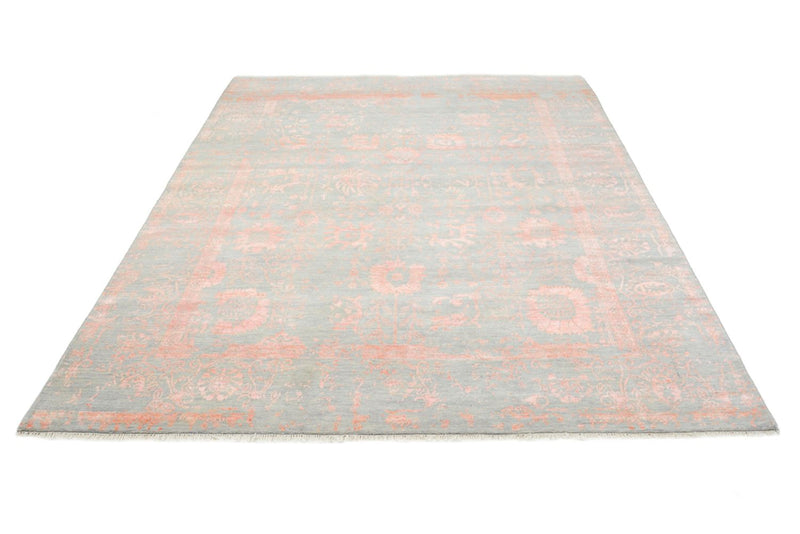 Designer Teppich - 189 x 152 cm - grau