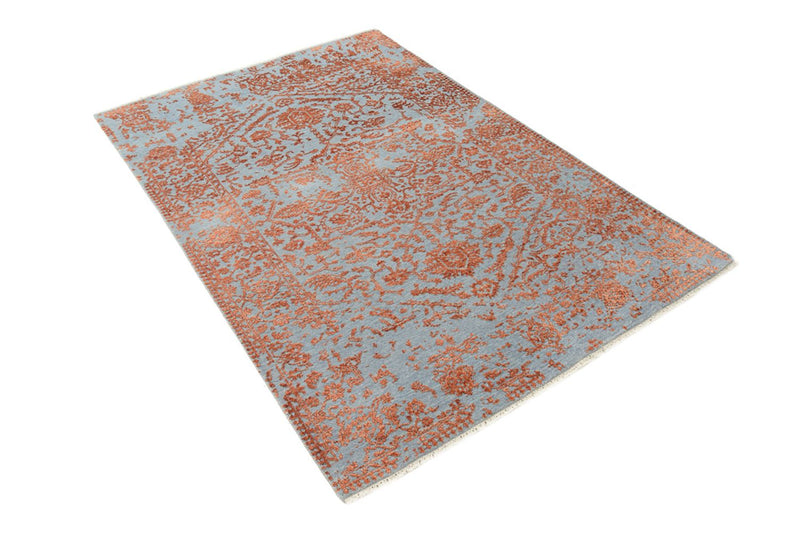 Designer Teppich - 182 x 125 cm - orange