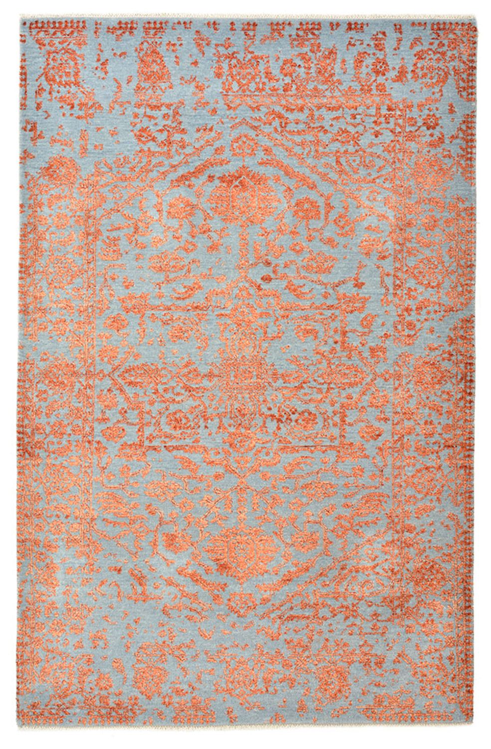 Designer Teppich - 190 x 124 cm - orange