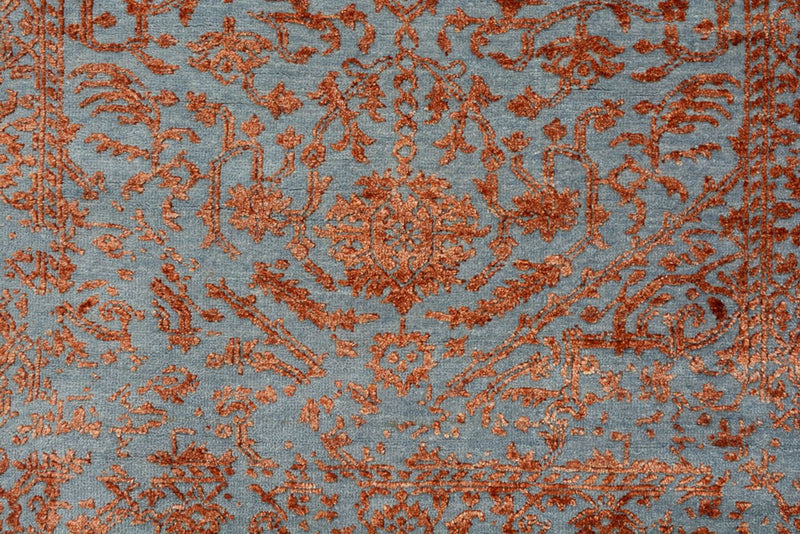 Designer Teppich - 151 x 97 cm - orange