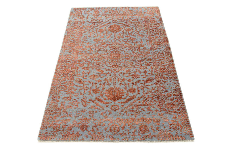 Designer Teppich - 151 x 94 cm - orange