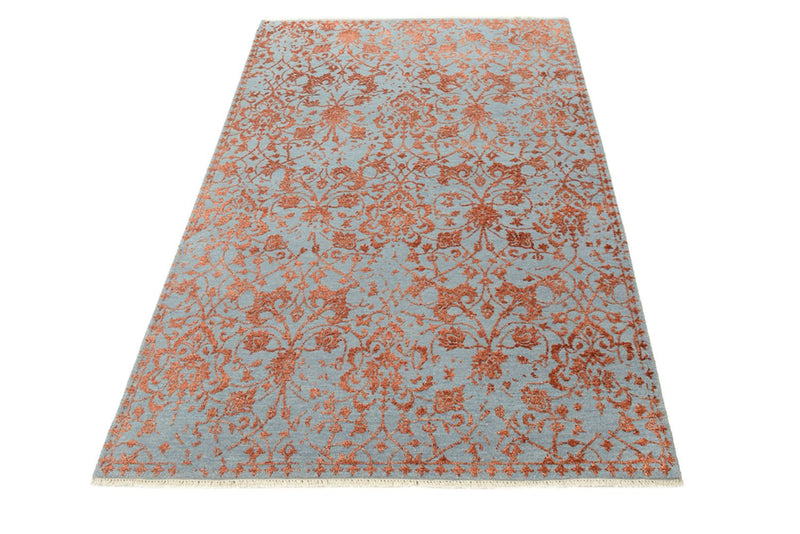 Designer Teppich - 184 x 126 cm - orange