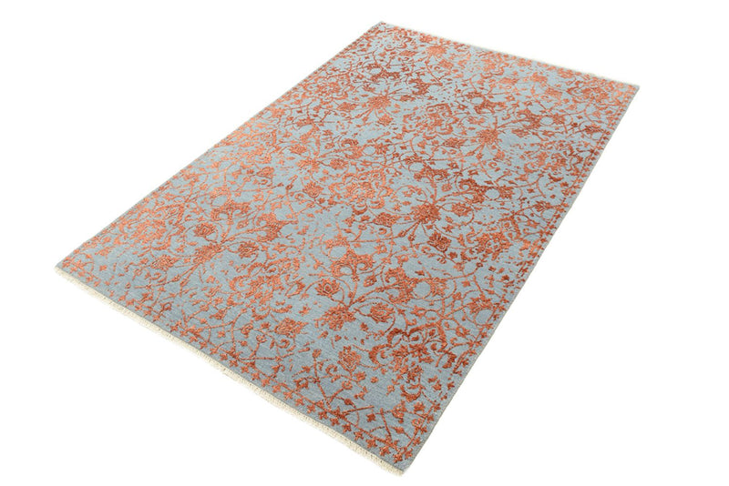 Designer Teppich - 184 x 126 cm - orange