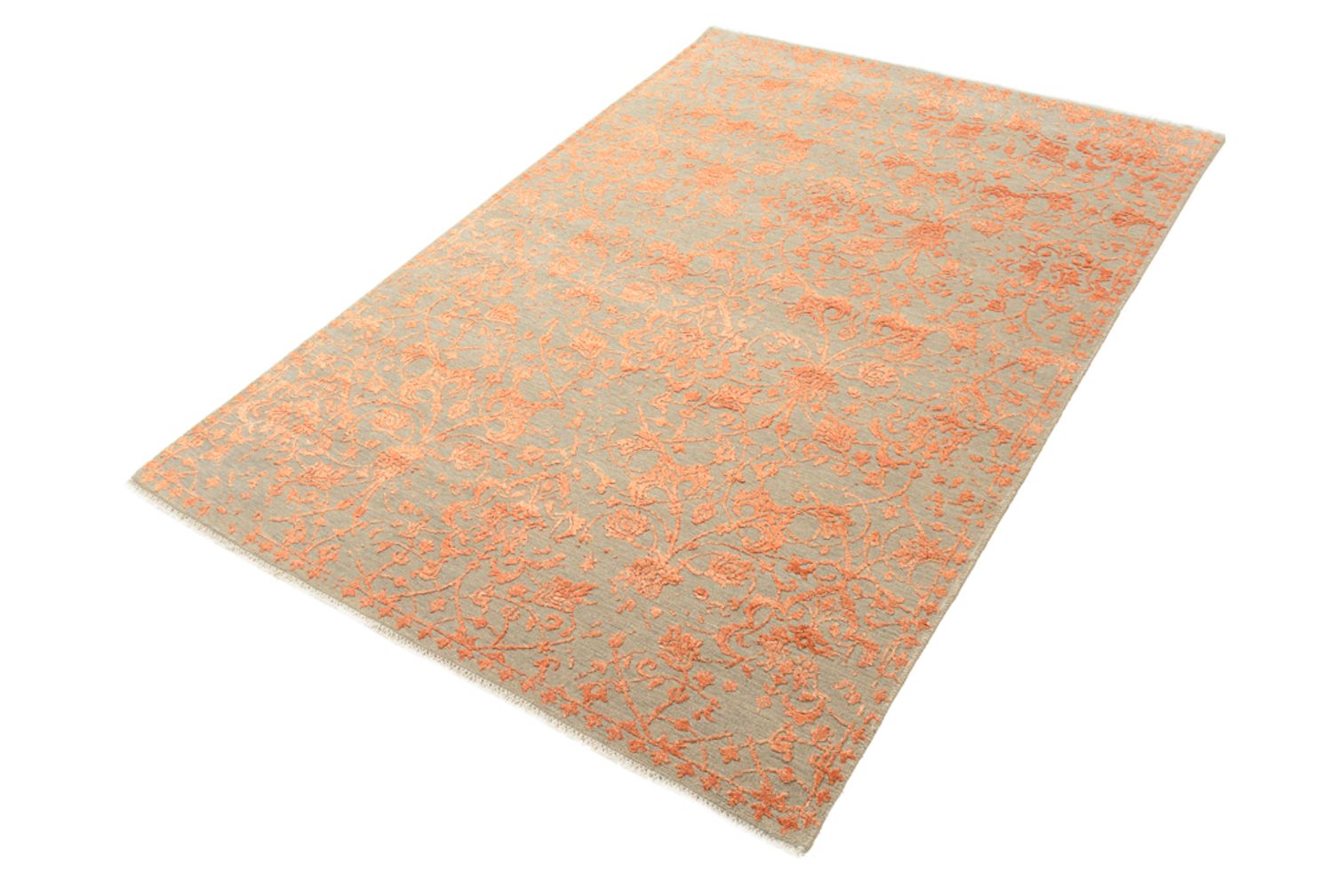 Designer Teppich - 186 x 128 cm - orange