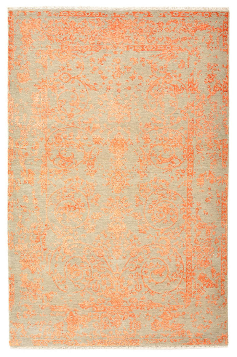Designer Teppich - 187 x 123 cm - orange