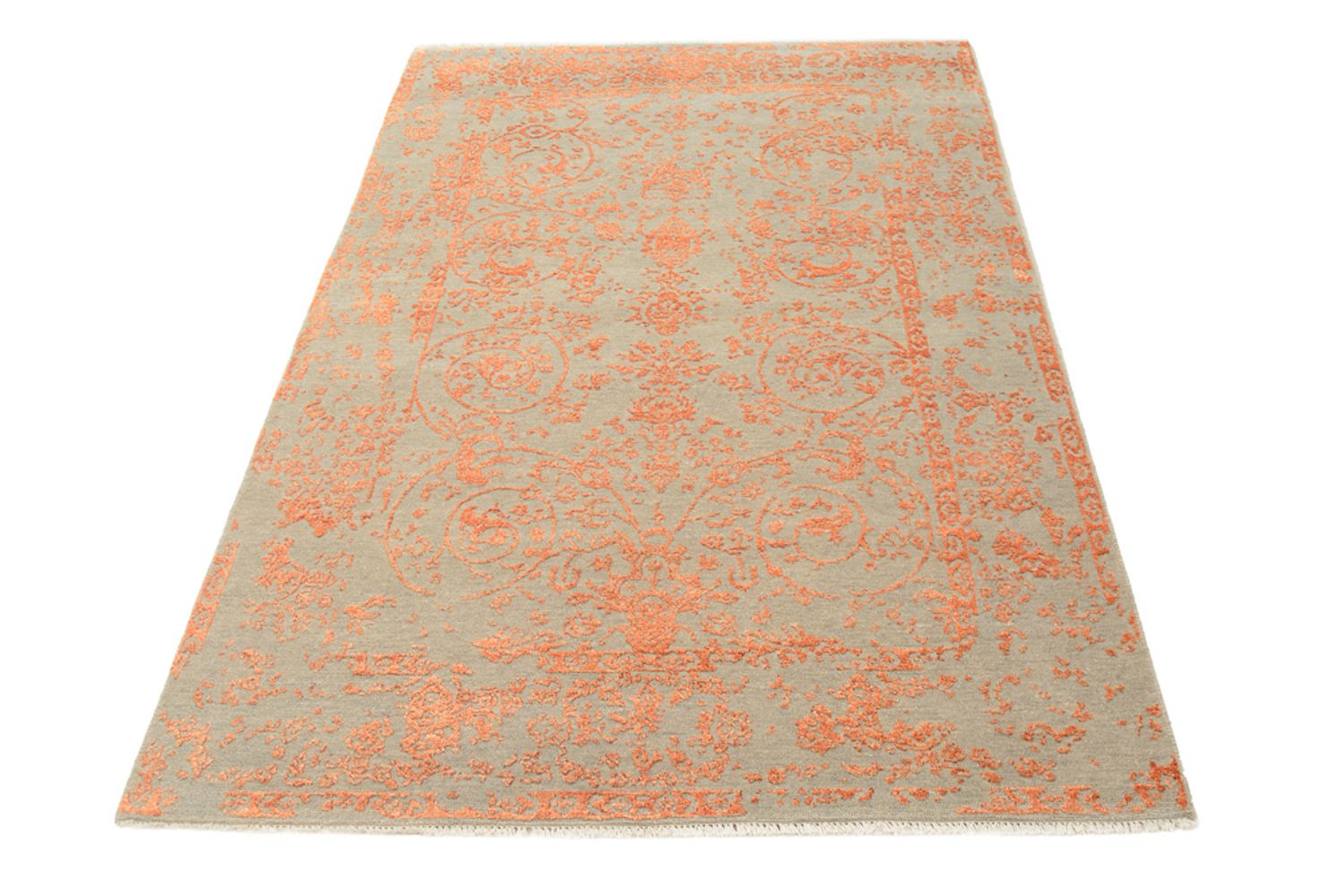 Designer Teppich - 187 x 123 cm - orange