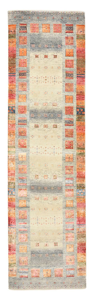 Läufer Gabbeh - Loribaft Indus - 295 x 82 cm - mehrfarbig