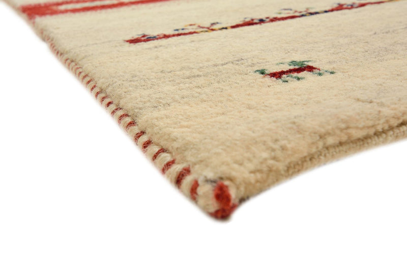 Gabbeh Teppich - Loribaft Indus - 303 x 205 cm - hellbeige