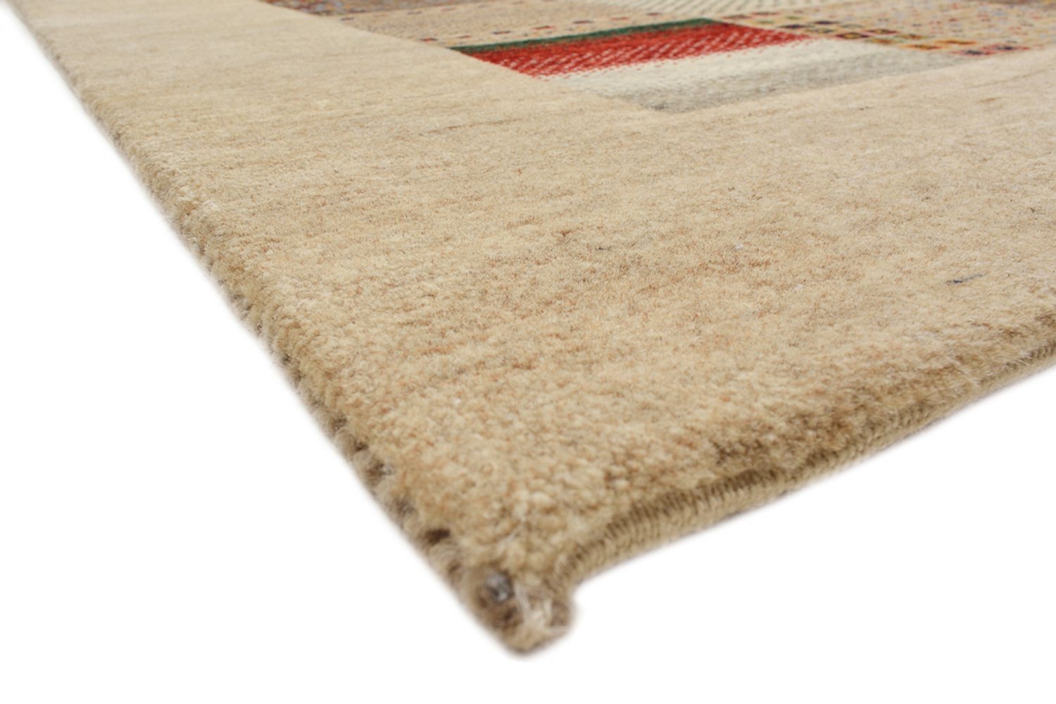 Gabbeh Teppich - Loribaft Indus - 348 x 248 cm - dunkelbeige