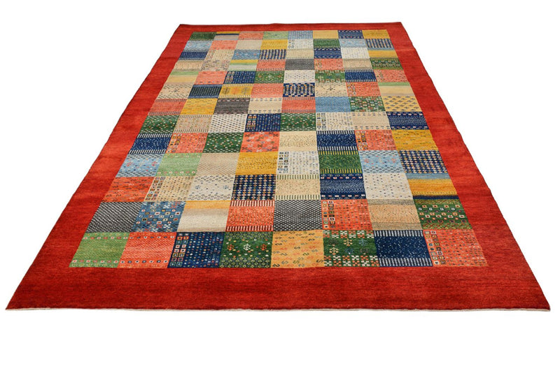 Gabbeh Teppich - Loribaft Indus - 305 x 203 cm - mehrfarbig