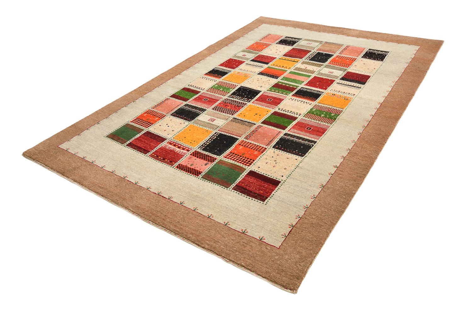 Gabbeh Teppich - Loribaft Indus - 295 x 197 cm - mehrfarbig