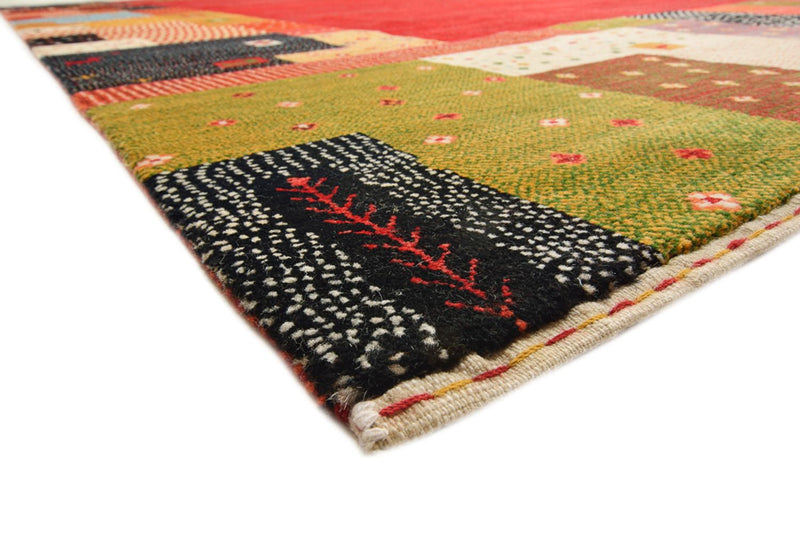 Gabbeh Teppich - Loribaft Indus - 344 x 251 cm - rot