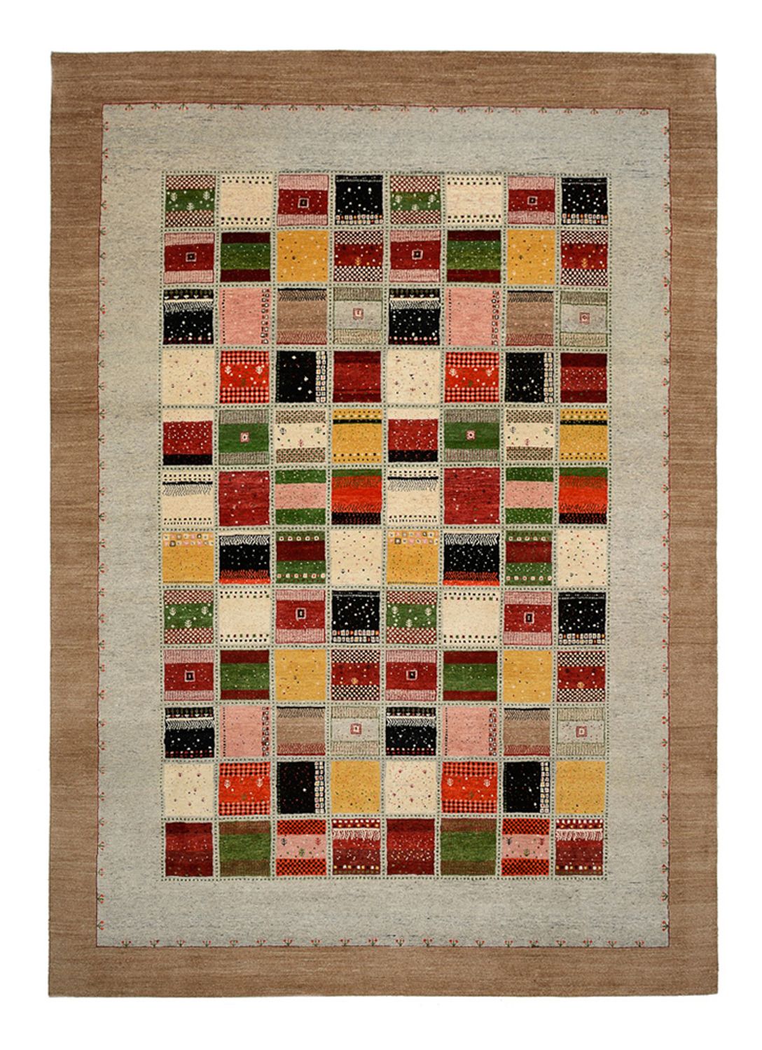 Gabbeh Teppich - Loribaft Indus - 340 x 243 cm - mehrfarbig
