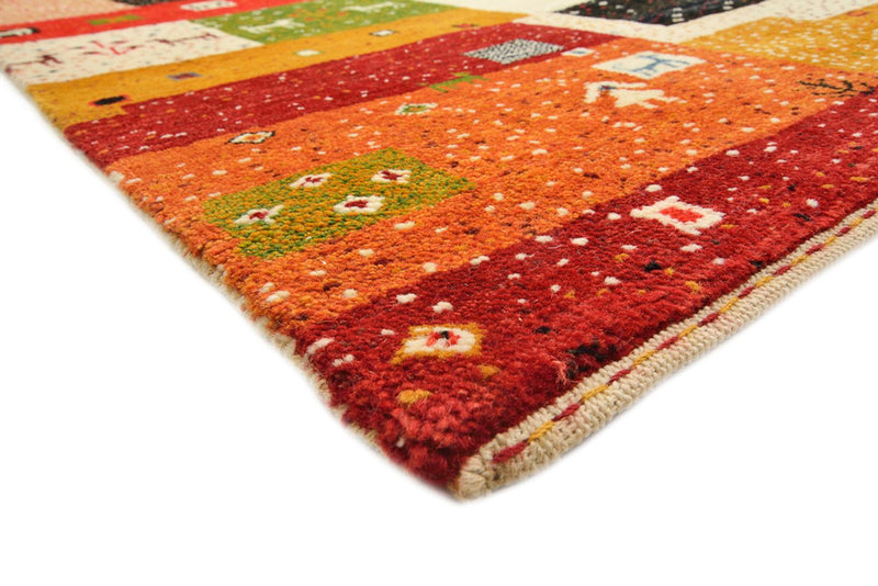 Gabbeh Teppich - Loribaft Indus - 294 x 207 cm - hellbeige