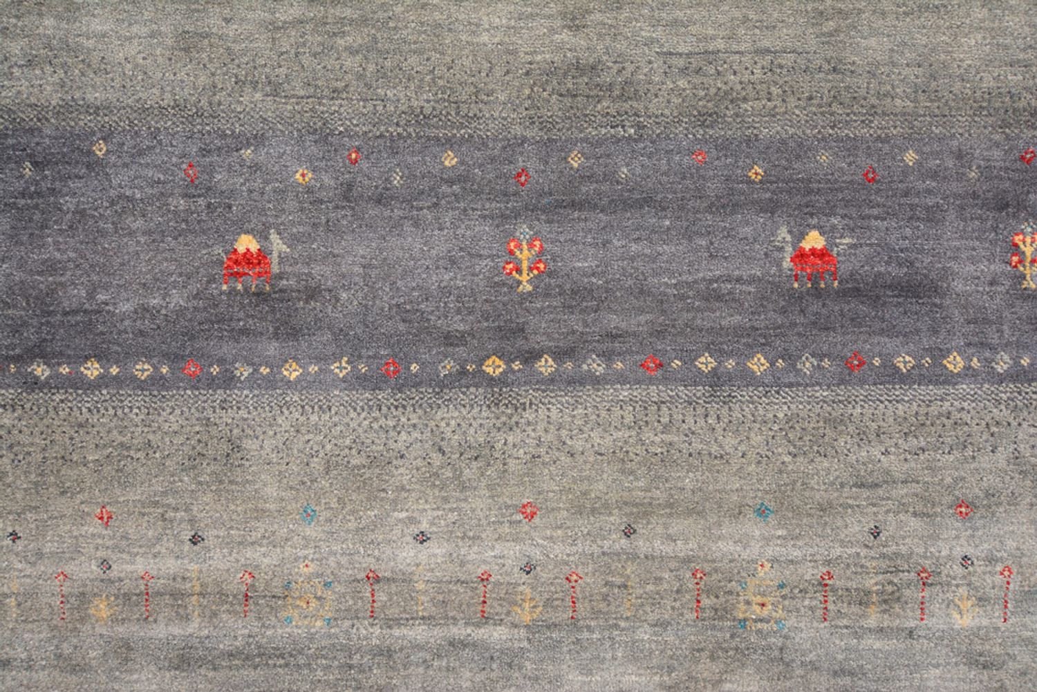 Gabbeh Teppich - Loribaft Indus - 241 x 175 cm - sand