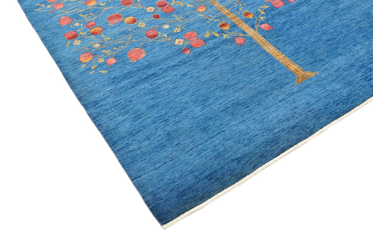 Gabbeh Teppich - Loribaft Indus - 243 x 177 cm - blau