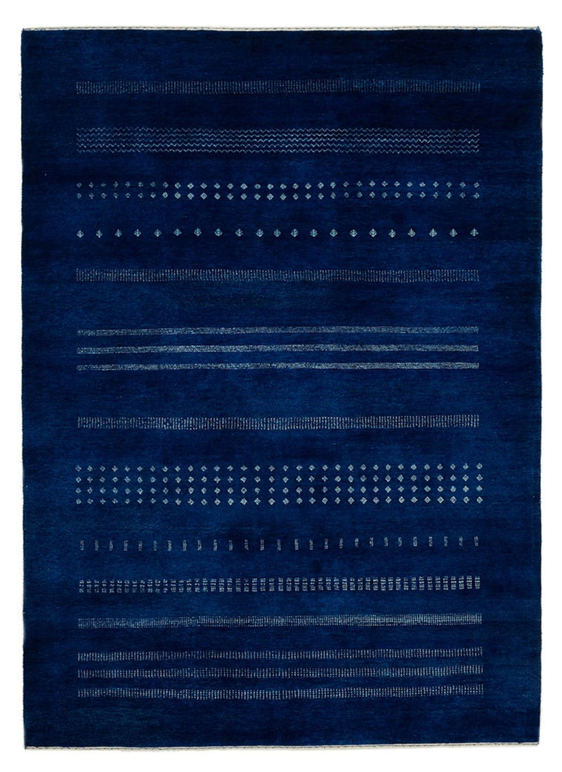 Gabbeh Teppich - Loribaft Indus - 237 x 172 cm - dunkelblau