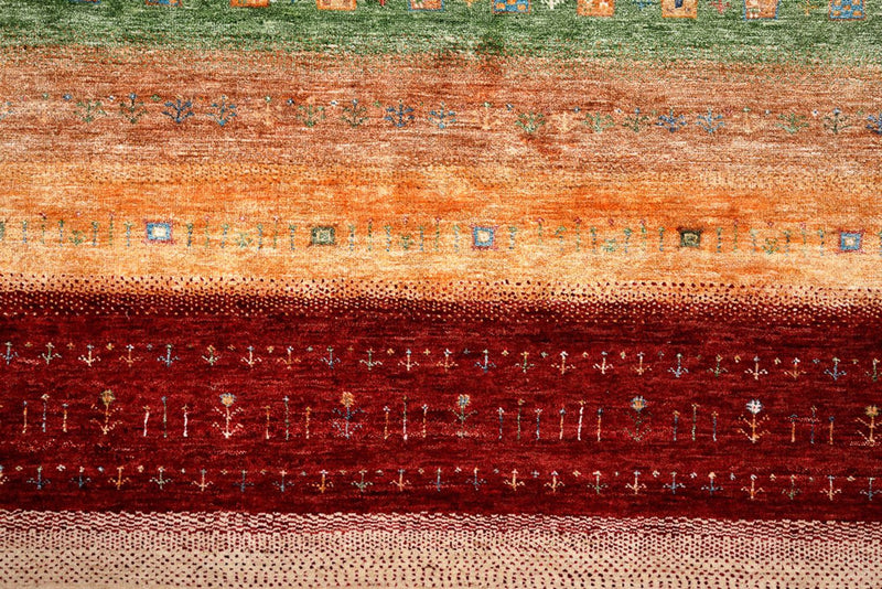 Gabbeh Teppich - Loribaft Indus - 300 x 251 cm - mehrfarbig