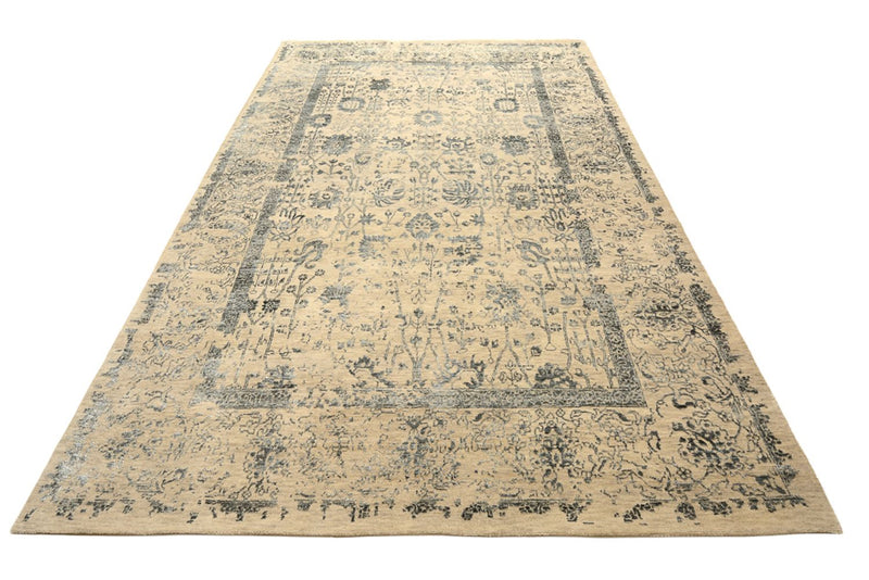 Designer Teppich - 302 x 201 cm - dunkelbeige