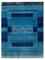 Gabbeh Teppich - Loribaft Indus - 201 x 152 cm - seeblau
