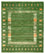 Gabbeh Teppich - Loribaft Indus - 246 x 206 cm - grün