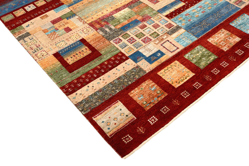 Gabbeh Teppich - Loribaft Indus - 240 x 178 cm - mehrfarbig