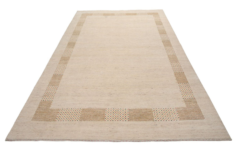 Gabbeh Teppich - Loribaft Indus - 295 x 191 cm - hellbeige