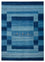 Gabbeh Teppich - Loribaft Indus - 345 x 247 cm - seeblau