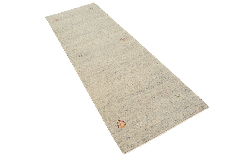 Läufer Gabbeh - Loribaft Indus - 238 x 82 cm - dunkelbeige