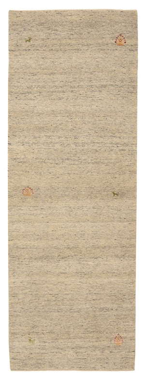 Läufer Gabbeh - Loribaft Indus - 237 x 82 cm - dunkelbeige