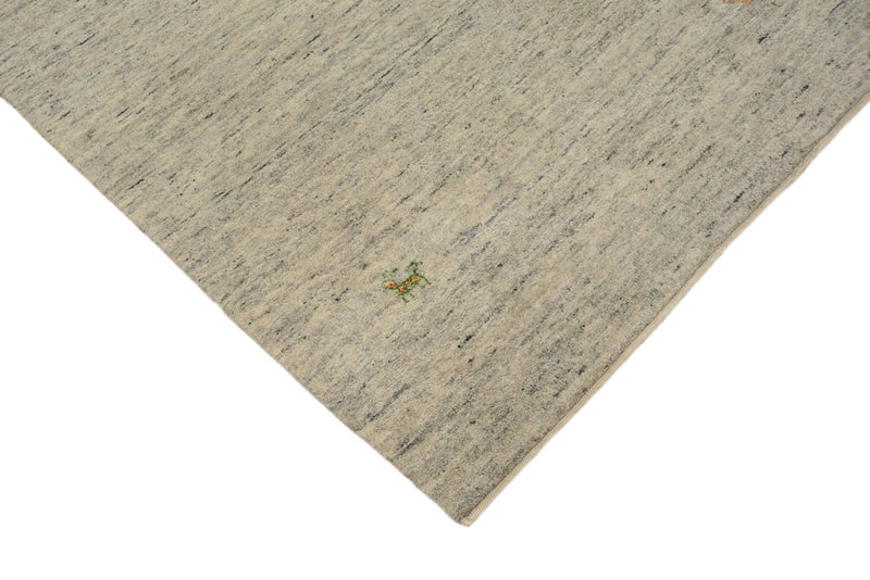 Läufer Gabbeh - Loribaft Indus - 237 x 82 cm - dunkelbeige