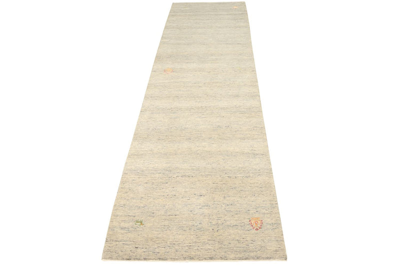 Läufer Gabbeh - Loribaft Indus - 295 x 80 cm - dunkelbeige