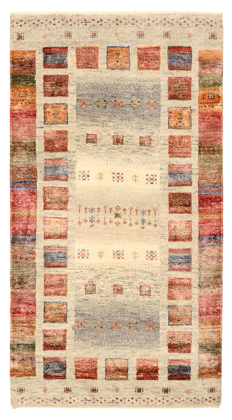 Gabbeh Teppich - Loribaft Indus - 139 x 74 cm - mehrfarbig