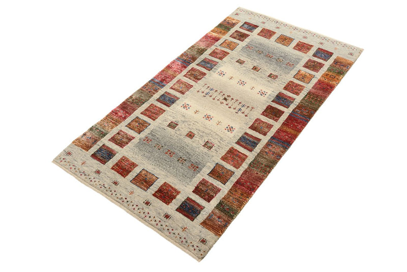 Gabbeh Teppich - Loribaft Indus - 139 x 74 cm - mehrfarbig