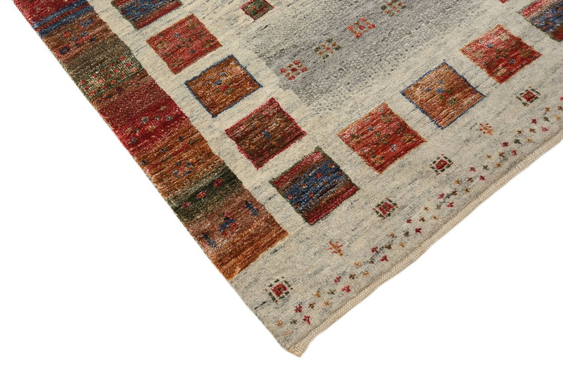 Gabbeh Teppich - Loribaft Indus - 139 x 74 cm - mehrfarbig