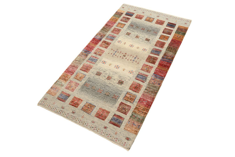 Gabbeh Teppich - Loribaft Indus - 140 x 75 cm - mehrfarbig