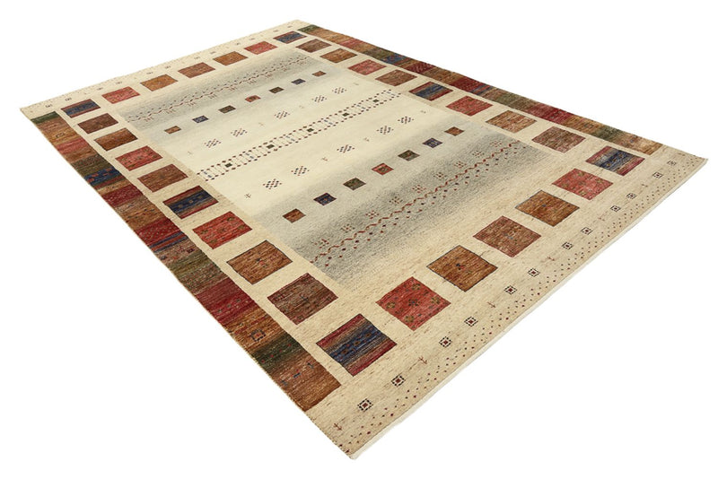 Gabbeh Teppich - Loribaft Indus - 302 x 206 cm - mehrfarbig
