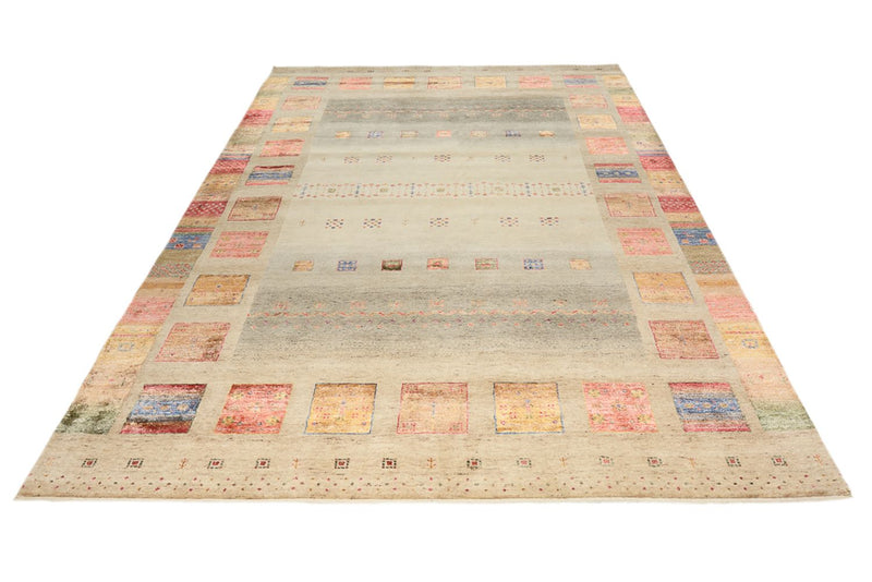 Gabbeh Teppich - Loribaft Indus - 302 x 206 cm - mehrfarbig