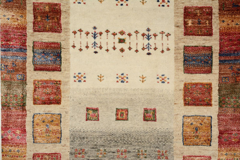 Läufer Gabbeh - Loribaft Indus - 298 x 84 cm - mehrfarbig
