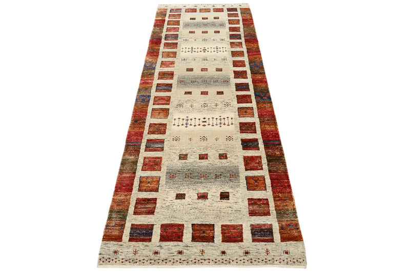 Läufer Gabbeh - Loribaft Indus - 256 x 84 cm - mehrfarbig