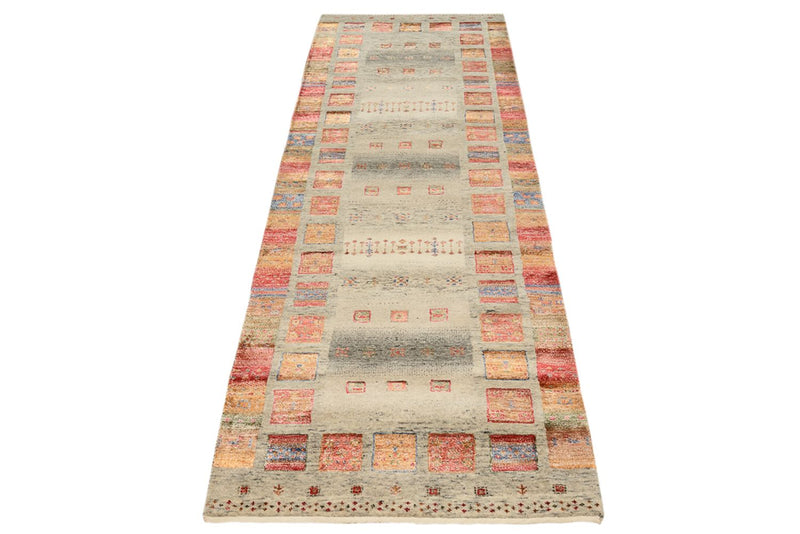 Läufer Gabbeh - Loribaft Indus - 256 x 84 cm - mehrfarbig