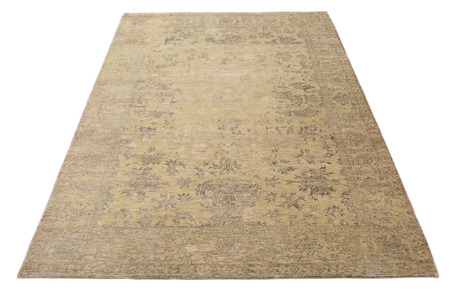 Designer Teppich - 204 x 152 cm - camel