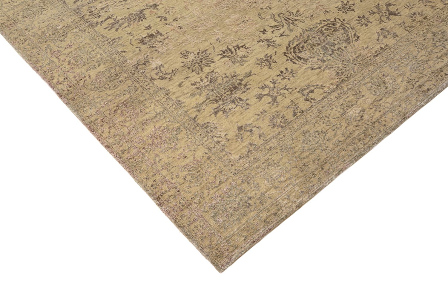 Designer Teppich - 204 x 152 cm - camel