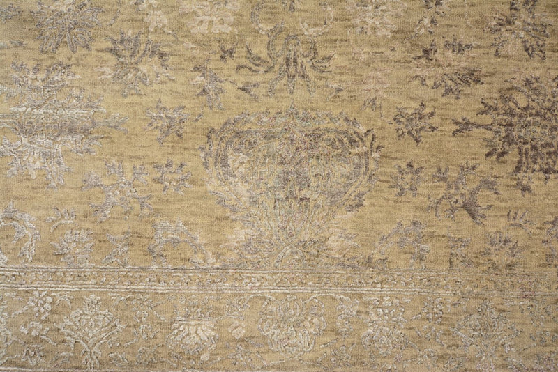 Designer Teppich - 204 x 152 cm - camel