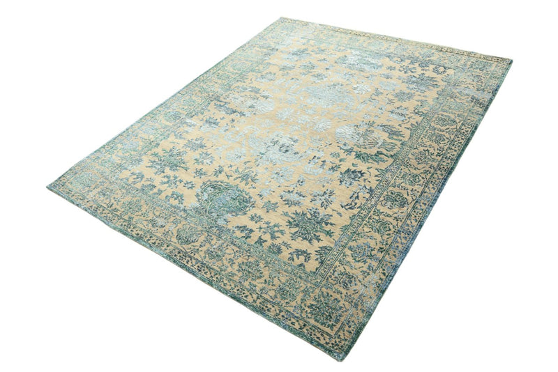 Designer Teppich - 201 x 155 cm - hellbeige