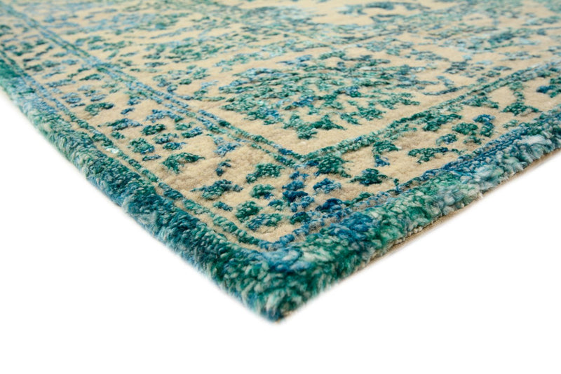 Designer Teppich - 201 x 155 cm - hellbeige