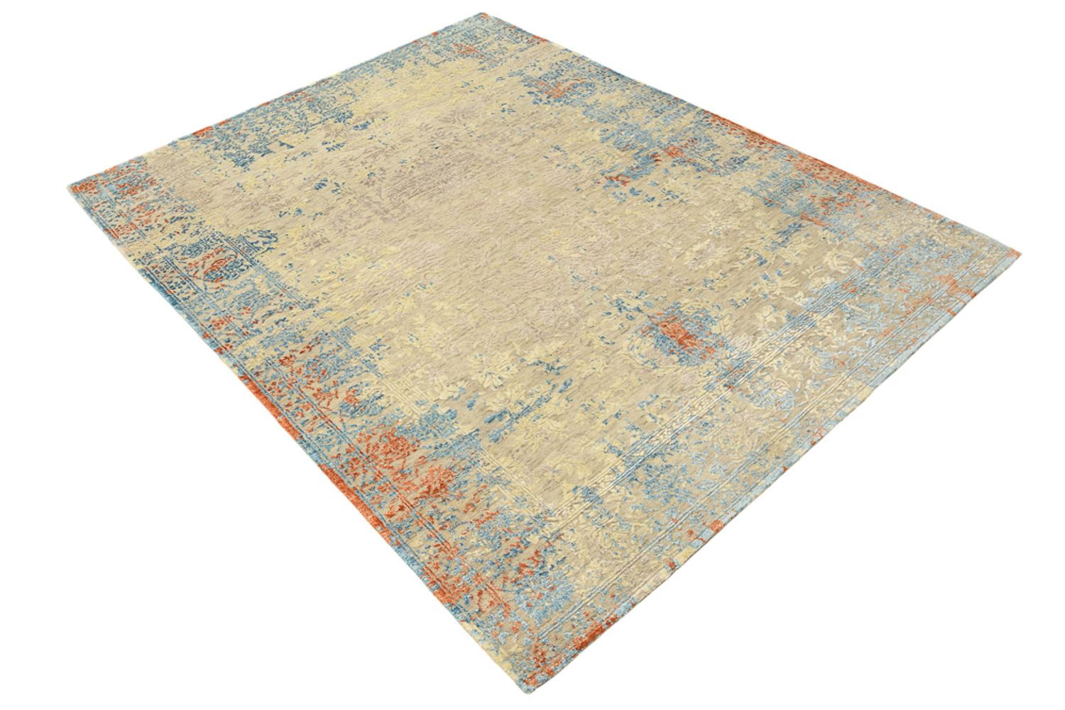 Designer Teppich - 196 x 152 cm - camel