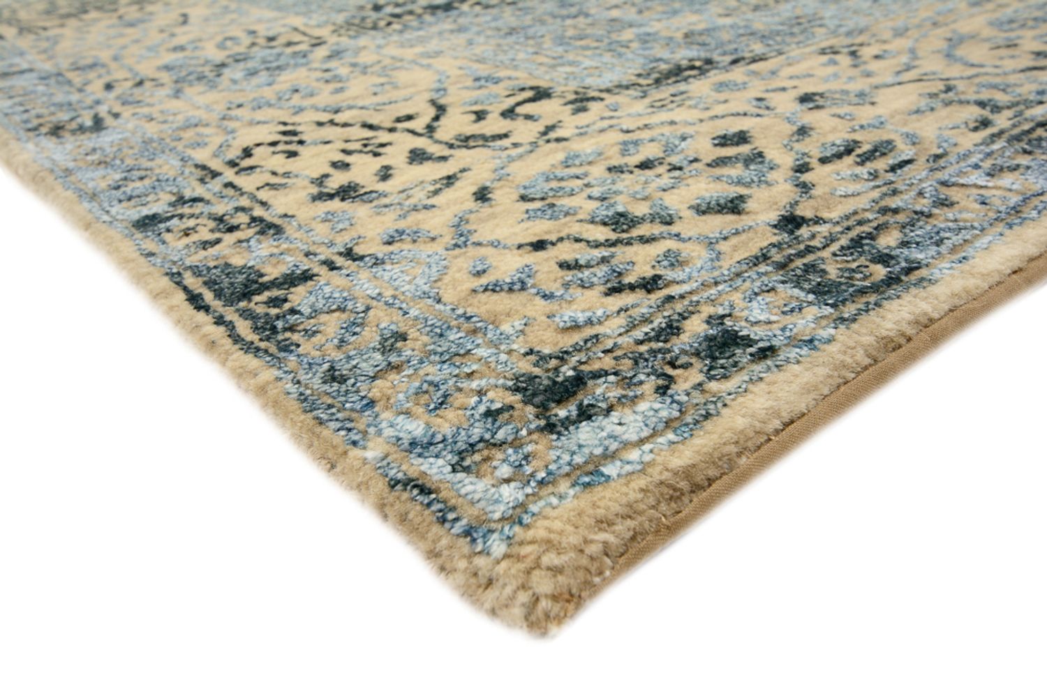 Designer Teppich - 197 x 145 cm - caramel